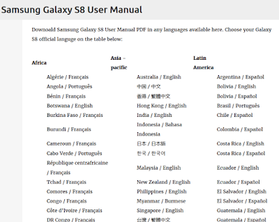 Galaxy s8 plus manual download